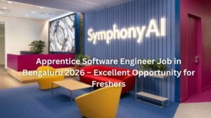 Apprentice Software Engineer Job in Bengaluru 2026 – Excellent Opportunity for Freshers
