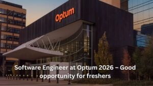 Software Engineer at Optum 2026 – Good opportunity for freshers