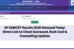 AP EAMCET Results 2026 Released Today: Direct Link to Check Scorecard, Rank Card & Counselling Updates